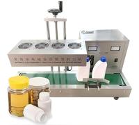 Automatic Continuous Induction Aluminum Foil Sealing Machine for Bottle Cap Heat Sealing, Commercial Use