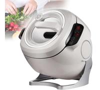 Automatic Cooking Machine,2000W 6L auto Cooking Wok Fried Rice Machine,One-Click Smart Start, Three Speed Adjustable,360 ° Automatic Rotation