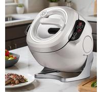 Automatic Cooking Machine,2000W 6L auto cooking wok Fried rice machine,One-click Smart Start, Three Speed Adjustable,360 ° Automatic Rotation, for Stir Frying, Stewing, Cooking(220V)