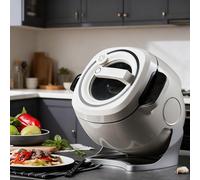 Automatic Cooking Machine 2000W, 6L Large Capacity Pot with Smart Touch Panel, 360° Rotating Inner Pot, 3-Level Power Adjustment for Stir-Frying and Stewing