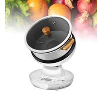 Automatic Cooking Machine 2000W, 8L Capacity, 3 Speed Adjustable, 360° Rotating, 3D Heating, Ideal for Fried Rice, Perfect for Parties and Gatherings