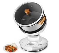 Automatic Cooking Machine, 2000W 8L Portable Cooker Fryer, One-Click Smart Start with 360° Rotation for Stir Frying, Stewing, and Easy Meal Preparation