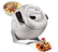 Automatic Cooking Machine,304 stainless steel cookware,360° Rotatable Drum Type& 6L Capacity,3-Level Heat Setting,Smart Touchscreen