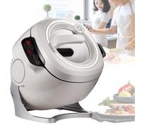 Automatic Cooking Machine, 6L Multifunctional Stir-Fry Wok, One-Click Smart Start, 360° Automatic Rotation for Stir Frying and Cooking