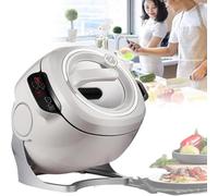 Automatic Cooking Machine, Automatic Stir Fry Robot, Lazy Rice Cooking Machine, Open The Lid at High Temperature, 360° Automatic Stir Fry, for Stir Frying, Stewing, Cooking