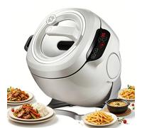 Automatic Cooking Wok Fried Rice Machine, Electric Stir Fry Cooker,Touch Panel, Self-Cleaning, Ideal for Stewing and Cooking