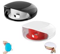 Automatic Cord Reel, Automatic Cord Reel Cable Management, Travel Recovery Wire Collection Organizer Charging Tangle for USB Cables, Headset Cables (Black+White)