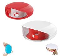 Automatic Cord Reel, Automatic Cord Reel Cable Management, Travel Recovery Wire Collection Organizer Charging Tangle for USB Cables, Headset Cables (Red+White)