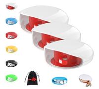 Automatic Cord Reel,Progressdo/Proceedingt Retractable Charging Cord Organizer for Travel and Organization,Compact Portable Cable Winder Accessory for Phone,Earbuds,Headphone,Reader (3pcs-01)