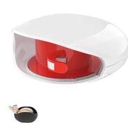 Automatic Cord Reel, Upgrade Retractable Extension Travel Cord Organizer, No More Tangled Cords, for USB Cables, Headset Cable, Data Charging (White,One)