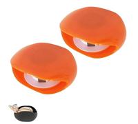 Automatic Cord Reel, Upgrade Retractable Extension Travel Cord Organizer, No More Tangled Cords, for USB Cables, Headset Cable, Data Charging (Orange,Two)