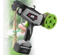 Automatic Cordless Plant Vine Tying Machine, Electric Tie Tool with Digital Display, 25mm Max Bundling Diameter for Vining Vegetables, Garden Securing
