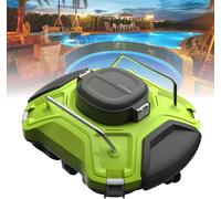 Automatic Cordless Robotic Pool Cleaner, Wall Climbing with Top-Load Filter for In-Ground & Above Ground Pools