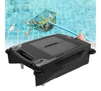 Automatic Cordless Solar Powered Pool Skimmer Cleaner, Dual Charging & Smart Obstacle Avoidance for All Swimming Pools