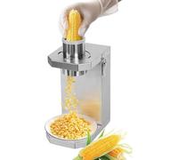 Automatic Corn Thresher, 40W Electric Corn Stripper, Removable Blade, Large Feed Opening, for Threshing Fresh and Cooked Corns
