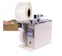 Automatic Corner Labeling Machine, 200w Peelable Right Angle Labeler with Adjustable Speed, Touch Screen Control, Durable Metal Body for Efficient Labeling