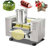Automatic Crepe Maker Machine 2200W for Homemade Layered Cakes and Desserts, Adjustable Temperature 0-200°C, Ideal for Crepes and Egg Skins, Compact Design