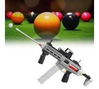 Automatic cue launcher for precise ball control, robust and durable metal construction, and adjustable design, suitable for billiards enthusiasts(Gray,30 * 90cm)