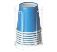 Automatic Cup Dispenser - Pull Type Paper Cup Holder, Mouthwash Cups Holder | For Supermarket Bathroom Restaurant Hotel Office Public Washroom Sanitary Dispenser Wall Mounted Rack