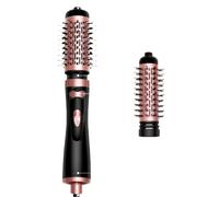 Automatic Curling Comb, inch Ceramic, Ionic The hot Rounding Brush smooths Your Hair and Helps You Look Better Take Care of Your own Makeup, Constant Temperature 2-in-1 (Rose Gold)