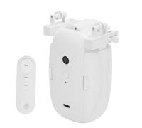 Automatic Curtain Opener, Electric Remote Control Quiet Smart Curtain, Smart Curtain Robot Device Supports Up to 15kg for Roman Rod T Rail U Rail Track