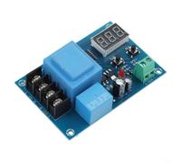 Automatic Cut Off Battery Charging Control Board, DC 6-60V Voltage Regulator Module with Digital Display for 12V 24V Acid Lithium Battery Charger Power Switch(XH-M602)