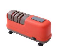 Automatic Cutter Sharpener | 4-Stage Scissor Edge File Tool - with Suction Cup Base USB Charging Electric Cutter Sharpening Tools - for Saw Rolling Razor Seniors Adults Work Garden