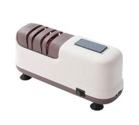 Automatic Cutter Sharpener - 4-Stage Scissor Sharpening Device, Suction Cup Base USB Charging Electric Sharpening Tools | for Chef Work Garden Saw Razor Seniors Adults Kitchen