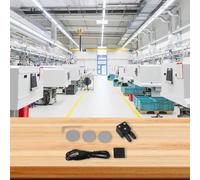 Automatic CW Key Dual Paddle for morse Code Machine for Shortwave Radio - Magnetic Base ABS Black QU-21C