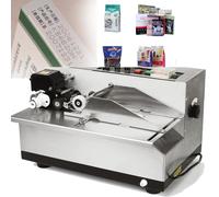 Automatic Date Label Printing Machine, 180W Ink Wheel Coding Machine with Photoelectric Control - Solid Dry Ink Batch Coding Device