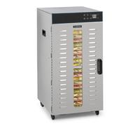 Automatic Dehydrator 2000W 40-90 ° C 24h Timer Stainless Steel Silver