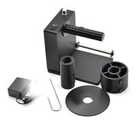 Automatic Desktop Label Rewinding Machine, Bidirectional Adhesive Sticker Roller, No Core Required with 40/76mm Sleeve, for Rewinding Labels