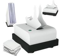 Automatic Desktop Paper Jogger, 2800r/min with with Angle Papers Holder, Aligns 500 Sheets of A4 Paper in 5s, for Schools Banks Corporate Offices