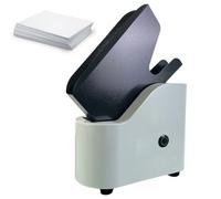 Automatic Desktop Paper Jogger, 300-Sheet High-Speed Paper Sorter, 50mm Anti-Static Paper Alignment Machine for A4/A5/A6 Sheets, Office, Print & Copy Use