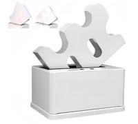 Automatic Desktop Paper Jogger, 4000RPM High-Speed Finisher with Anti-Static Technology, Aligns 400 Sheets of A4/Letter in 15 Seconds, for Bank Office School Print Shop