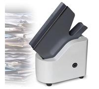 Automatic Desktop Paper Jogger with Guide Corners, Efficient Paper Sorting and Aligning Machine for Office Use, Holds Up to 500 Sheets