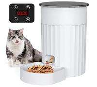 Automatic Dispenser 3L Pet Feeder Food Bowl Programmable Timer for up to 4 Meals 2 Power Supply
