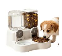 Automatic Dog Dispenser | 1300ml Self-Feeding Anti-Tip Dustproof | Dog Food Dispenser and Drinker | for Cage, Crate, Wall, Floor, Home, Pet Shop, Home