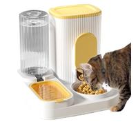 Automatic Dog Feeder - Auto Feeder Cat Dog Water Dispenser - 2 in 1 Food Bowl Water Bowl Large Capacity Container Pet Supplies, Feeding Station for Small Medium Large Breed