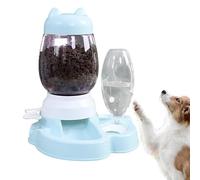 Automatic Dog Feeder - Dog Water Dispenser | Treat Puzzle For Interactive Play With Slow Feeder And Water Dispenser, Puppy Puzzle Toys For Enrichment, Mental Stimulation, Slow Eating