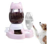 Automatic Dog Feeder - Dog Water Dispenser | Treat Puzzle For Interactive Play With Slow Feeder And Water Dispenser, Puppy Puzzle Toys For Enrichment, Mental Stimulation, Slow Eating