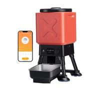 Automatic Dog Feeder for Large Dogs, 14L Capacity, Remote Feeding, Anti-Blockage System, Timed Auto Dog Food Dispenser, 2.4G WiFi App Control，Dual Power Supply,Stainless Steel Bowl