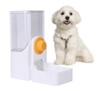 Automatic Dog Feeder, Hangable Small Pet Food and Water Dispenser, Cage-Mounted Feeder for Hamsters, Cats, Dogs, Convenient Daily Feeding Solution, 8.27x3.94x8.86 Inches