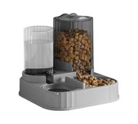 Automatic Dog Feeder - Large Capacity Water Dispenser Bowl - Automatic Feeder Cat Dry Food Water Dispenser - for Puppy Kitten Small Medium Breed Indoor Outdoor Home Balcony Garden Backyard