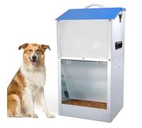 Automatic Dog Feeder Outdoor Pet Feeder for Large Dogs Large Breed Dog Food Dispenser, 25LBS Capacity Pets Feeder Gravity Food Feeder