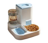 Automatic Dog Feeder | Pet Water And Food Bowl Set | Water Bowl Automatic Cat Feeder | Cat Water Dispenser Set | Selff Dispensing Pet Waterer for Small and Medium Dogs Cats