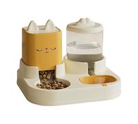 Automatic Dog Feeder & Water,Automatic Cat Feeder | 2 in 1 Cartoon Cats Design Dog Feeder Station - Pet Feeder and Dispenser d