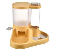 Automatic Dog Feeder Waterer, Large Capacity Pet Food and Water Dispenser, Transparent Design with Anti - Slip Base for Dogs Cats Puppies, Multifunctional Automatic Feeder and Drin