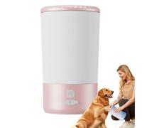 Automatic Dog Paw Washer - Pet Paw Washer Bath Brush with USB Charging, Portable Dog Foot Cleaner Tool with Soft Silicone Brush(4 Colors) (pink)