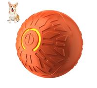 Automatic Dog Toy Ball - Vibrating Mobile Dog Ball 2.1x2.1 Inch USB Interactive Pet Toy Chew Ball Shaking Chew Ball Automatic Scroll Rotation